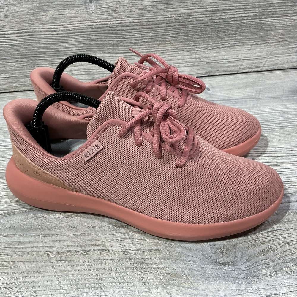 Kizik Madrid Pink Clay Eco-Knit Comfort Shoes Sneakers Women's Size 10 Excellent